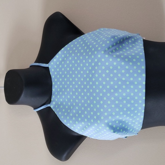 ZARA Polka-dot crop halter top - Picture 5 of 11